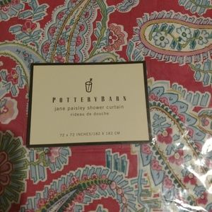 Pottery barn shower curtain new